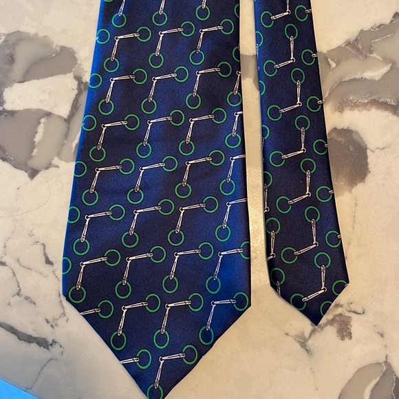 CELINE tie with horse bridal designer - Picture 4 of 4